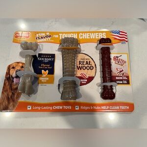 NWT Nylabone Large Dog Chews - Pack of 3